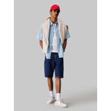 Calvin Klein Jeans - Korte Broeken - Blauw - Katoen - Bermuda Shorts