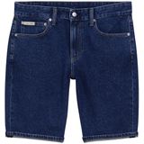 Calvin Klein Jeans - Korte Broeken - Blauw - Katoen - Bermuda Shorts
