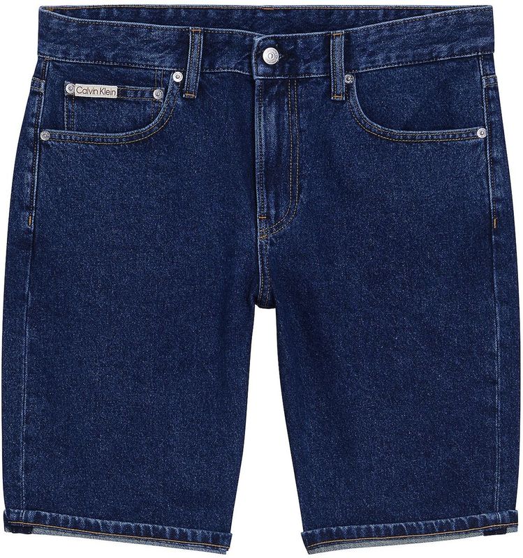 Calvin Klein Jeans - Korte Broeken - Blauw - Katoen - Bermuda Shorts