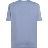 Calvin Klein Jeans - T-Shirt - Lichtblauw - Katoen - Korte Mouwen