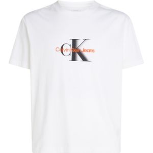 Calvin Klein - Monologo Shift - T-shirt - Zwart - Katoen