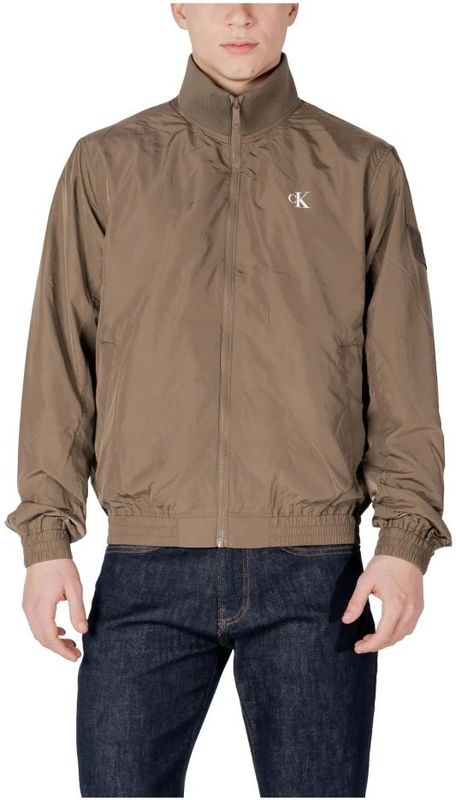 Calvin Klein Jeans, Heren, Jassen, Groen, Maat: S Polyamide,