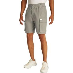Calvin Klein - Regular Fit - Korte Broek - Beige - Katoen - Elastaan