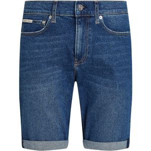 Calvin Klein, Heren, Korte broeken, Blauw, Maat: W40 Denim,