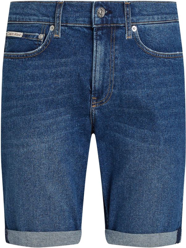 Calvin Klein, Heren, Korte broeken, Blauw, Maat: W40 Denim,