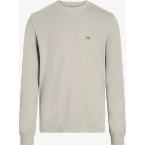 Calvin Klein - Wafel Shirt - Beige - Heren