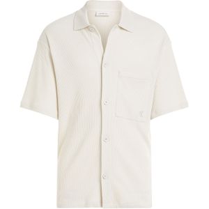 Overhemden - Silver Birch - Wafel-look - Korte Mouwen - Knoopsluiting