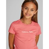 Calvin Klein - T-shirt - Koraalroze - Katoen