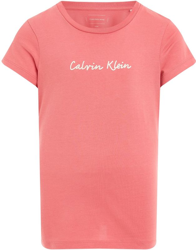 Calvin Klein - T-shirt - Koraalroze - Katoen