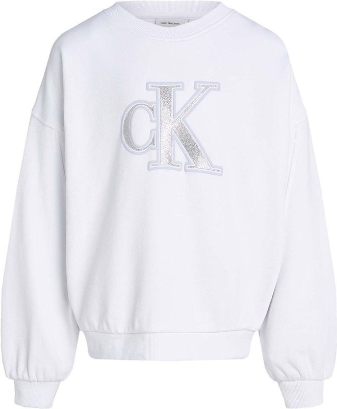 Calvin Klein Metallic Ck Ls Cn Sweatshirt - Streetwear - Kind