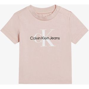 Calvin Klein - Monogram Shirt - Silver Peony - Meisjes T-shirt