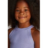 Calvin Klein - Haltertop - Lila - Fijn Gebreid