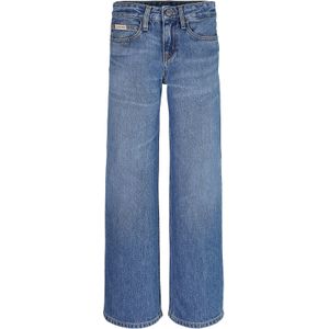 Calvin Klein Jeans - Hoge Taille - Wijde Pijpen - Soft Blue