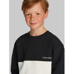 Sweater - Color-Blocking - Sweatstof - Zachte Pasvorm - Lange Mouw