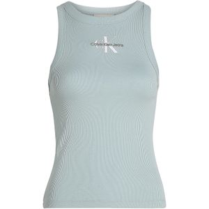 Calvin Klein Jeans - Mouwloze Tanktop - Blauw - Katoen