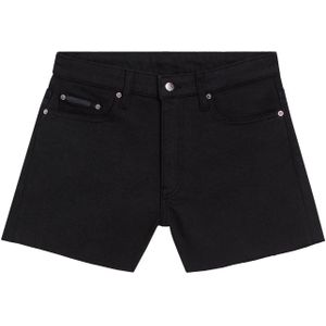 Jeans - Effen - Regular Fit - Mid Waist - Kort/mini - Gevoerde Zoom/Rand