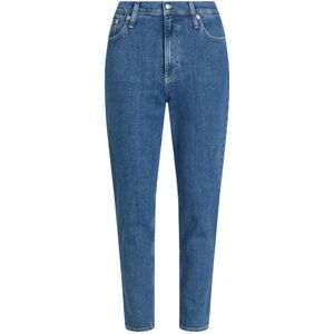 Calvin Klein Jeans - Mom Jeans - Denim Medium - Dames - Conisch - 34W / 28L
