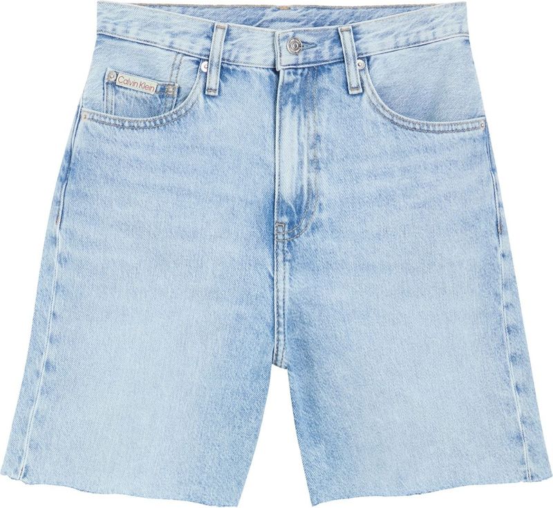 Calvin Klein Jeans - Korte Broeken - Lichtblauw - Denim - 82% Katoen, 18% Lyocell