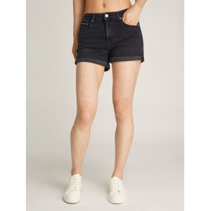 CK JEANS Dames MID RISE SHORT J20J225161, Denim (Denim Zwart), 24W, Denim (Denim Zwart), 24W