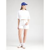 Calvin Klein - Bermuda - Wit - Biologisch Katoen - Hoge Stijging