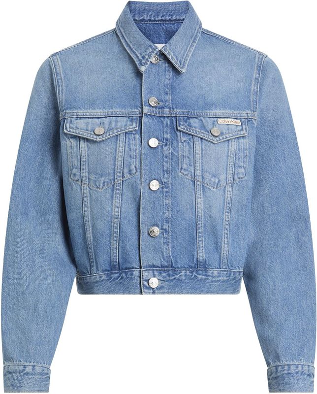 Calvin Klein - Spijkerjack - Blauw - Katoen