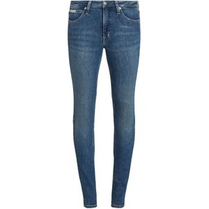 Calvin Klein - Jeans - Blauw - Denim - Skinny - Mid Waist