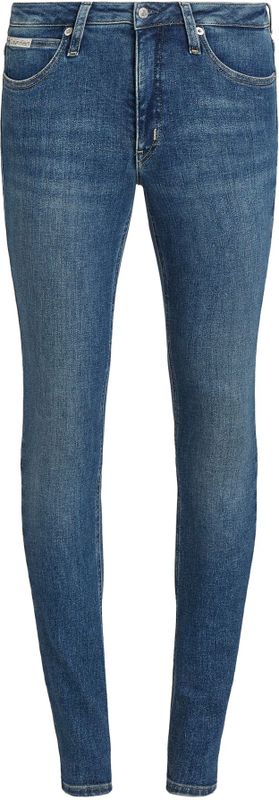 Calvin Klein - Jeans - Blauw - Denim - Skinny - Mid Waist