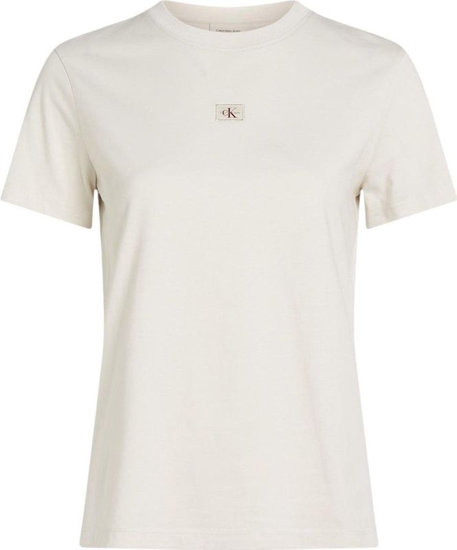 Calvin Klein - Dames T-shirt - Beige - Katoen