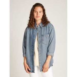 Calvin Klein Jeans Jeansbluse »DAD DENIM SHIRT«, in hellblauer Waschung