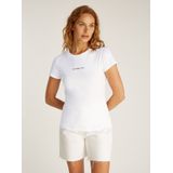Calvin Klein - T-Shirt - Wit - Katoen