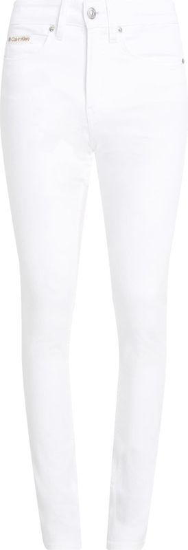 Calvin Klein - Witte Skinny Fit Denim Jeans - Dames