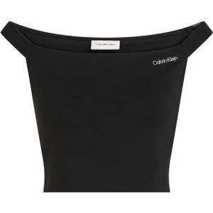 Calvin Klein Jeans, Dames, Tops, Zwart, Maat: M Viscose,