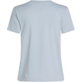 CK JEANS T-shirt régulier tissé pour femme J20J225243, bleu (Niagara Mist), XS, Bleu (Niagara Mist), XS