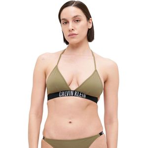 Bikinitop - Demi Cup - Halterbandjes - Triangel - Logoprint