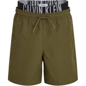 Zwembroek - Logoprint - Staal Naden - Gladde Stof