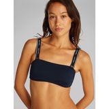 Calvin Klein - Bandeau Bikinitop - Donkerblauw - Voorgevormd