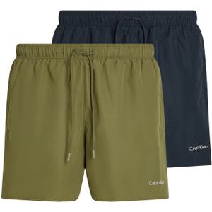Calvin Klein - Km0km01165 - Badpak - Blauw - 2pk