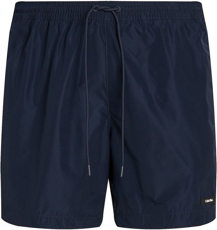 Calvin Klein - Medium Drawstring - Zwembroek - Donkerblauw - Sneldrogend Materiaal