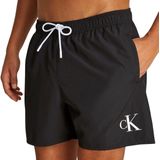 Calvin Klein - Zwemshort - Middelhoge Badeshorts - Met Elastische Tailleband - Ademend Mesh-voer