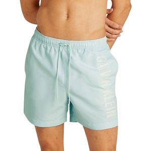 CK JEANS Heren Zwemshorts - Trekkoord - Blauw (Moonlight Jade)