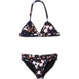Calvin Klein triangel bikini donkerblauw/rood/wit