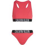 Calvin Klein - Crop Bikini - Koraalrood