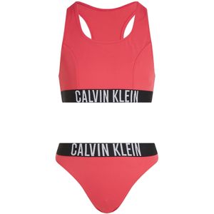 Calvin Klein - Crop Bikini - Koraalrood