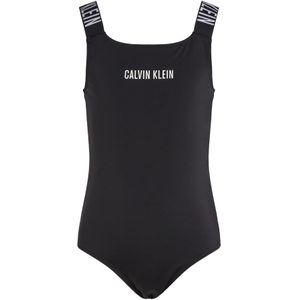 CK JEANS Meisjes SWIMSUIT Scoop Back Badpak, Zwart (Pvh Zwart), 14-16, Zwart (Pvh Zwart), 14-16 Jaar