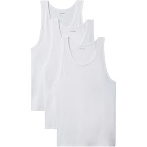 Calvin Klein - Tanktop - Wit - 57% Katoen, 38% Polyester, 5% Elastaan