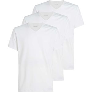 Calvin Klein - T-shirt - Wit - Katoen/Polyester/Elastaan