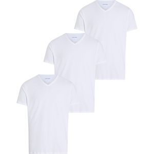 Calvin Klein - T-shirt - Wit - Katoen/Polyester/Elastaan