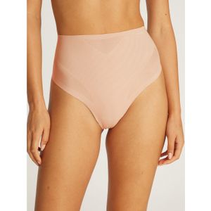 Calvin Klein corrigerende Hoge string - Stay Put Mesh - Shapewear thong  - Roze