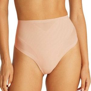Stay Put - Mesh String - Zwart - Nylon en Elastaan