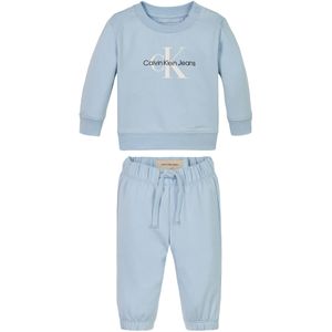 Calvin Klein - Baby Joggingpak - Licht Blauw - Unisex - 2-delig